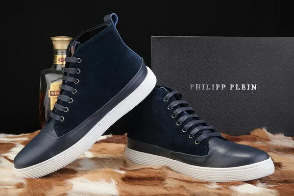 PhiliPP Plein High-Top Fashion Men Shoes--028